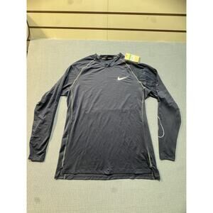 NIKE PRO DRI FIT Men Black  SPORT Tee Sz XL Brand New